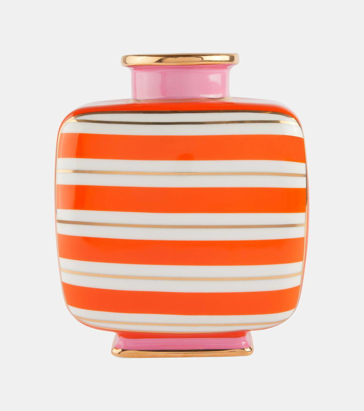 Jonathan Adler Portofino striped porcelain vase