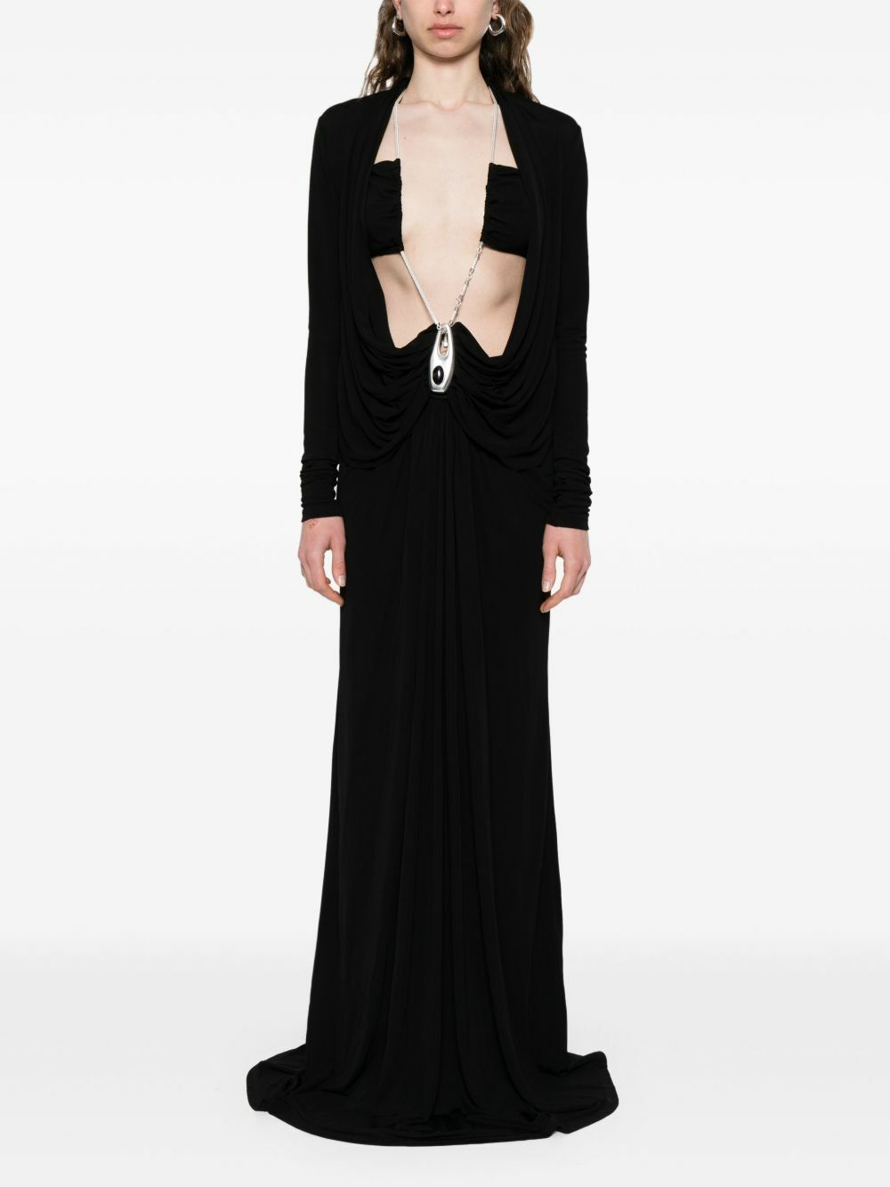 Christopher Esber Draped Jersey Maxi Dress Christopher Esber