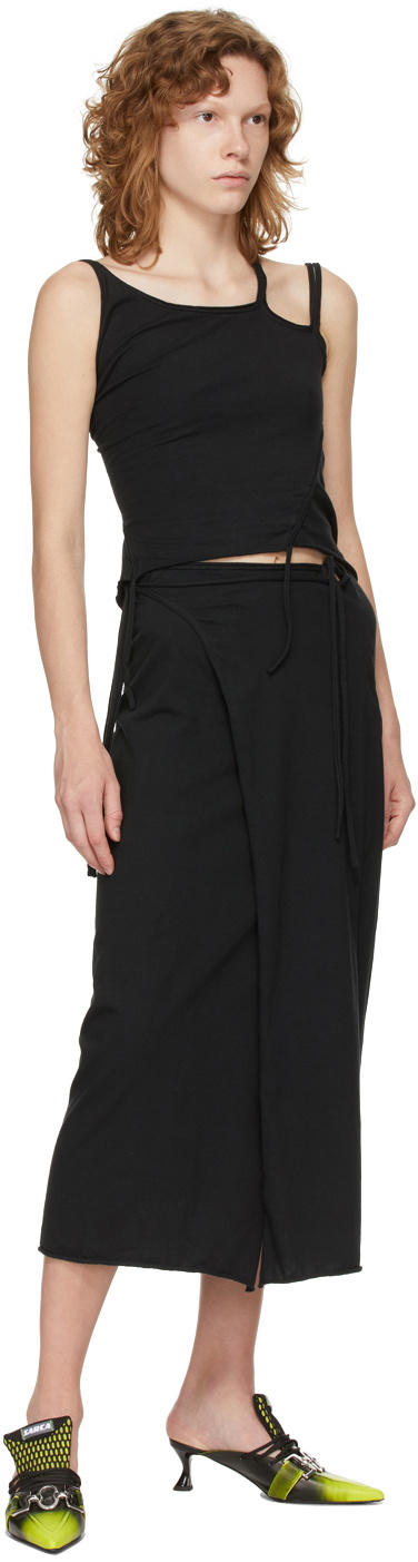 ワンピース OTTOLINGER Women Mid Skirts 10450120401BLK Black Ottolinger Black Otto Wrap Skirt Ottolinger
