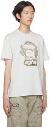 AAPE by A Bathing Ape Gray Cotton T-Shirt