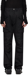 Rick Owens Black Cargobelas Cargo Pants