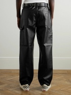 Carhartt WIP - Single-Knee Straight-Leg Full-Grain Trousers - Black