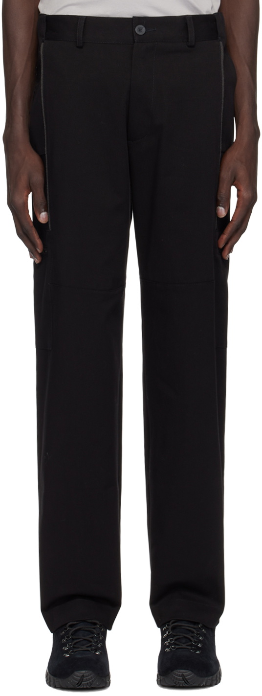 GR10K SSENSE Exclusive Black Piping Cargo Pants