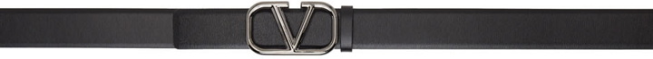 Photo: Valentino Garavani Black V-Logo Belt