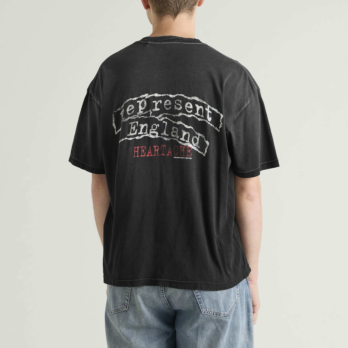 Represent Men's Jawbreaker T-Shirt in Washed Black