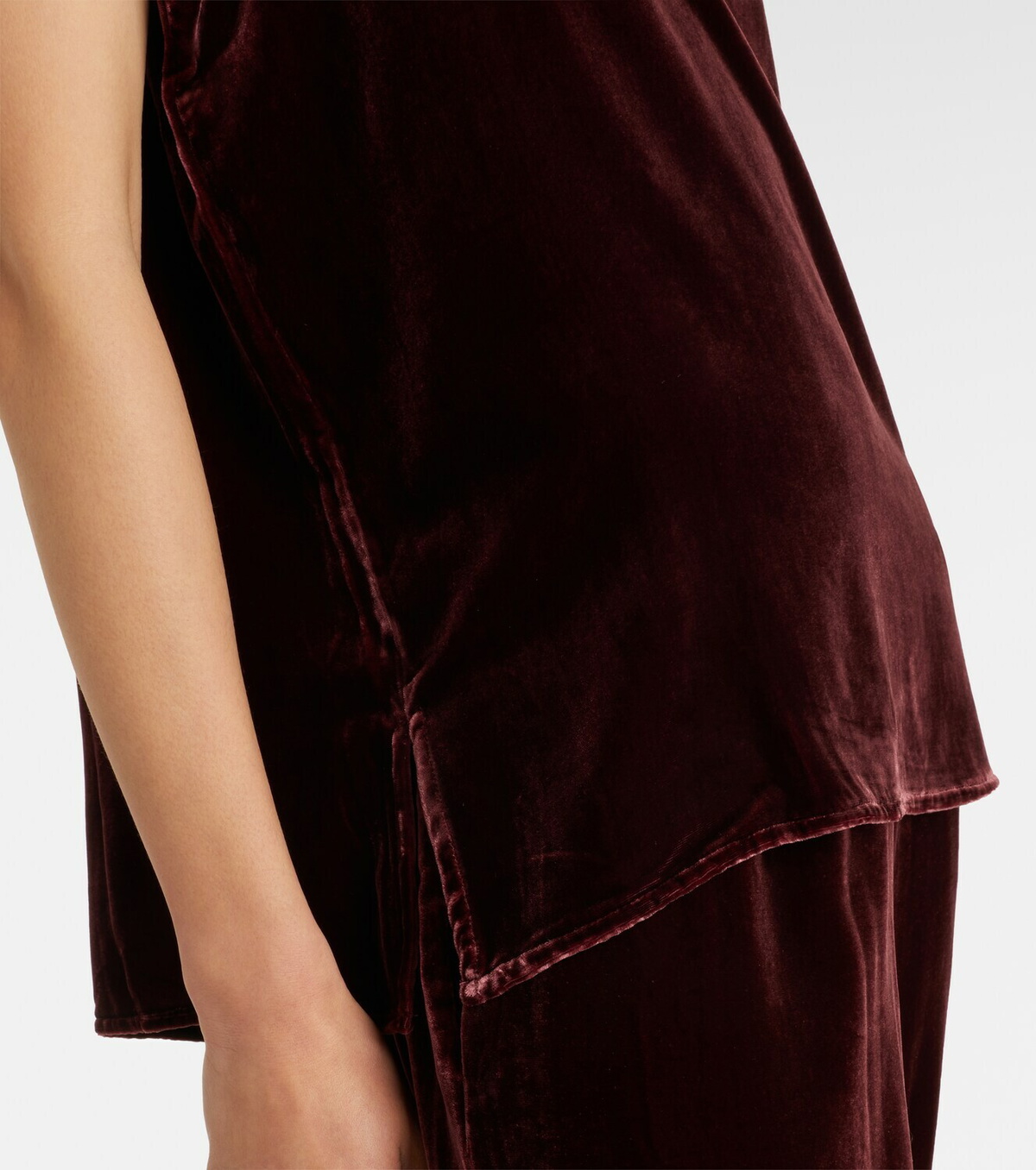 Asceno Trento velvet tank top
