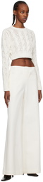 Max Mara White Lampara Trousers