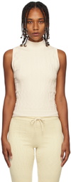 OTTI Off-White Cable Sport Top