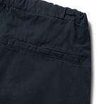 Arpenteur - Cotton-Twill Drawstring Cargo Trousers - Navy
