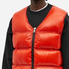 Cole Buxton Men's Down Insulated Gilet in Orange