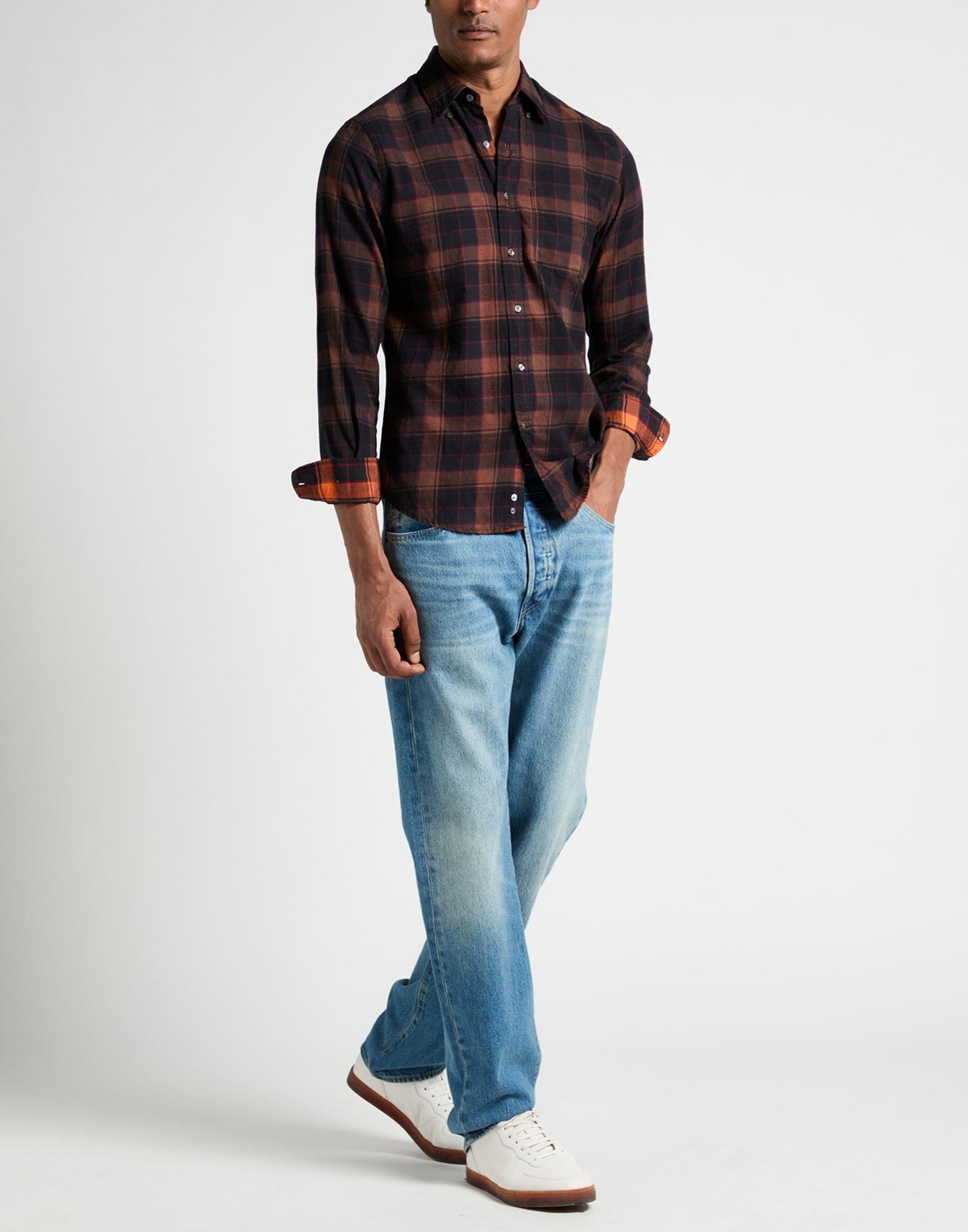 Aspesi Mens Shirt in Brown