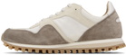 Spalwart White & Brown Marathon Trail Low Sneakers