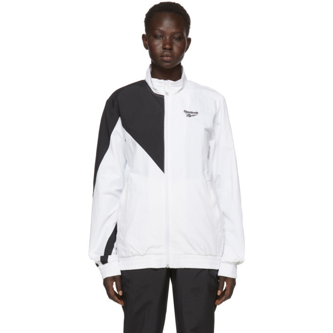 Photo: Reebok Classics White and Black Lost and Found Track Jacket