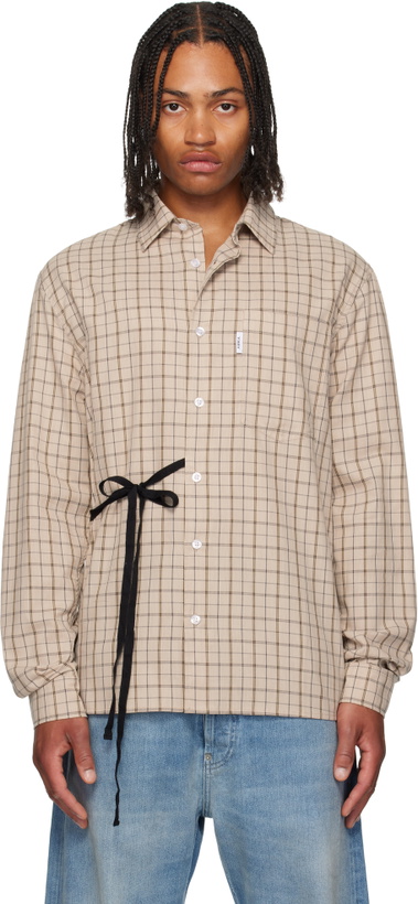 Photo: ABRA SSENSE Exclusive Beige Cotton Shirt
