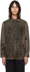 UMA WANG Gray Tab Shirt