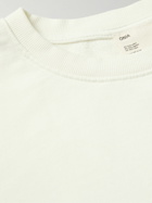 Onia - Garment-Dyed Cotton-Jersey Sweatshirt - Neutrals