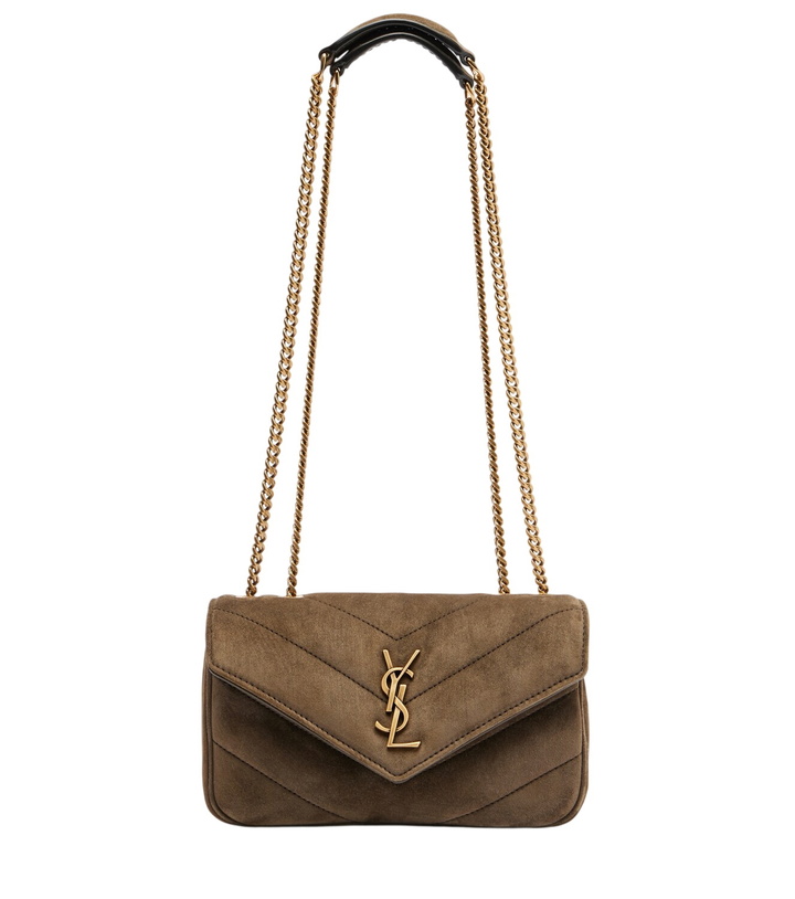 Photo: Saint Laurent Loulou Mini suede shoulder bag