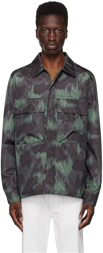 Photo: PS by Paul Smith Green & Black Printed Jacket