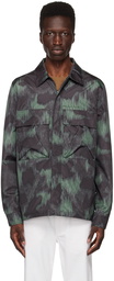 PS by Paul Smith Green & Black Printed Jacket