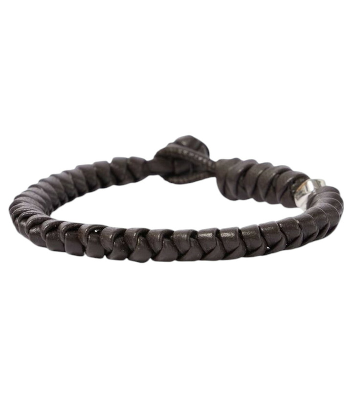 Photo: Bottega Veneta Braided leather bracelet