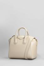 Givenchy Antigona Mini Shoulder Bag In Beige Leather