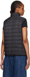 TAION Black Quilted Reversible Down Vest