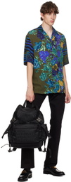 Versace Black 'Versace' Allover Neo Backpack