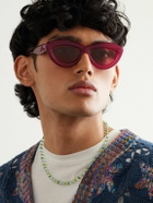 Loewe - Curvy Cat-Eye Acetate Sunglasses