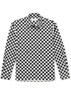 Off-White - Checked Cotton-Twill Shirt - Black