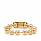 Ambush Men's Ball Chain Bracelet in Gold