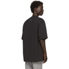 Fear of God Black Half-Zip Henley T-Shirt