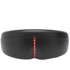 Prada Eyewear Men's Linea Rossa PS 02YS Sunglasses in Matte Black/Dark Grey