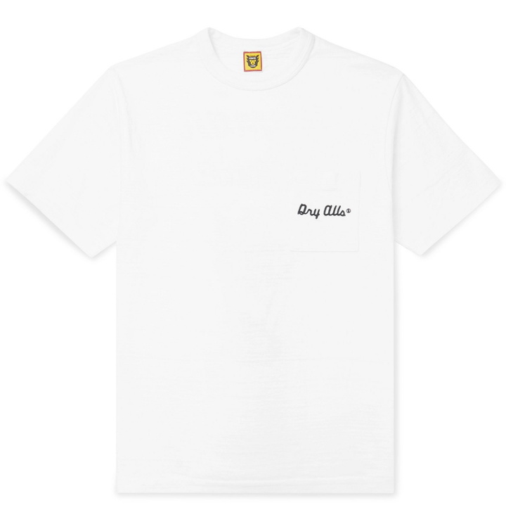 Photo: Human Made - Logo-Print Cotton-Jersey T-Shirt - White