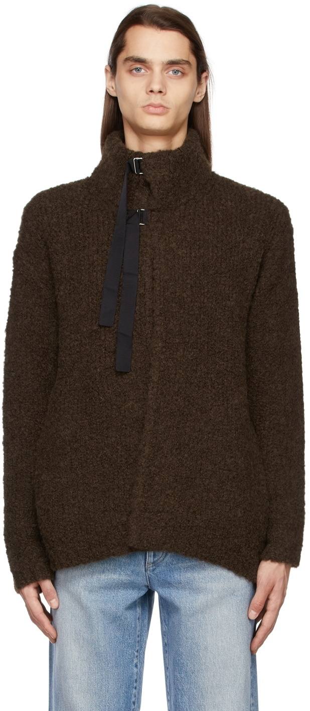 Tanaka Brown Teddy Open Cardigan Tanaka