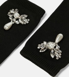 Simone Rocha - Embellished knit gloves