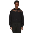 McQ Alexander McQueen Black Cut-Up Hoodie