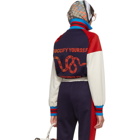 Gucci Blue Guccify Yourself Bow Logo Track Jacket