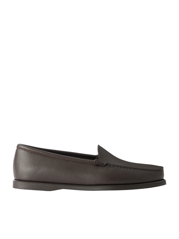 Photo: MORJAS - The Venetian Full-Grain Leather Loafers - Brown