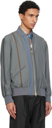 Paul Smith Purple Regular Fit Bomber Jacket