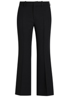Toteme Bootcut Twill Cropped Trousers Black