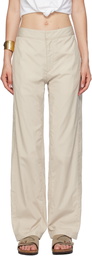 rag & bone Beige Fern Trousers