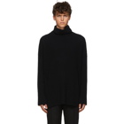 Ann Demeulemeester Black Knitted Turtleneck