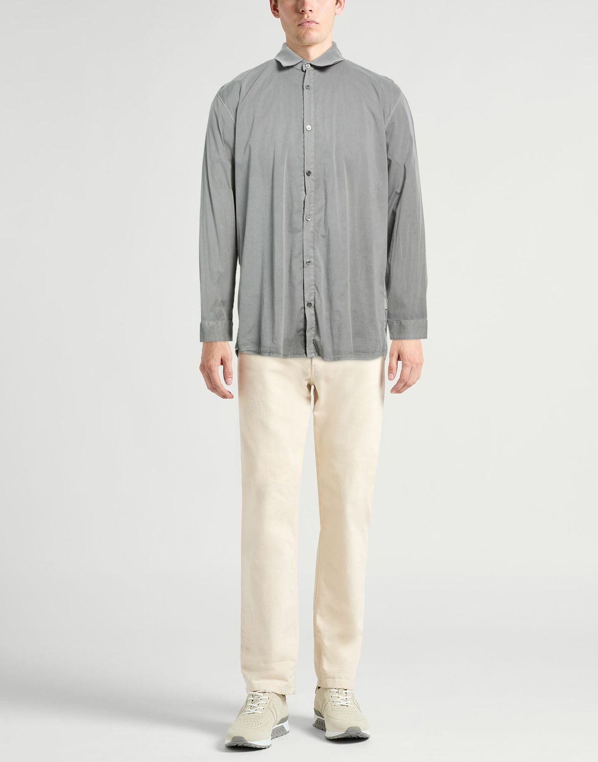 Crossley Mens Shirt in Grey