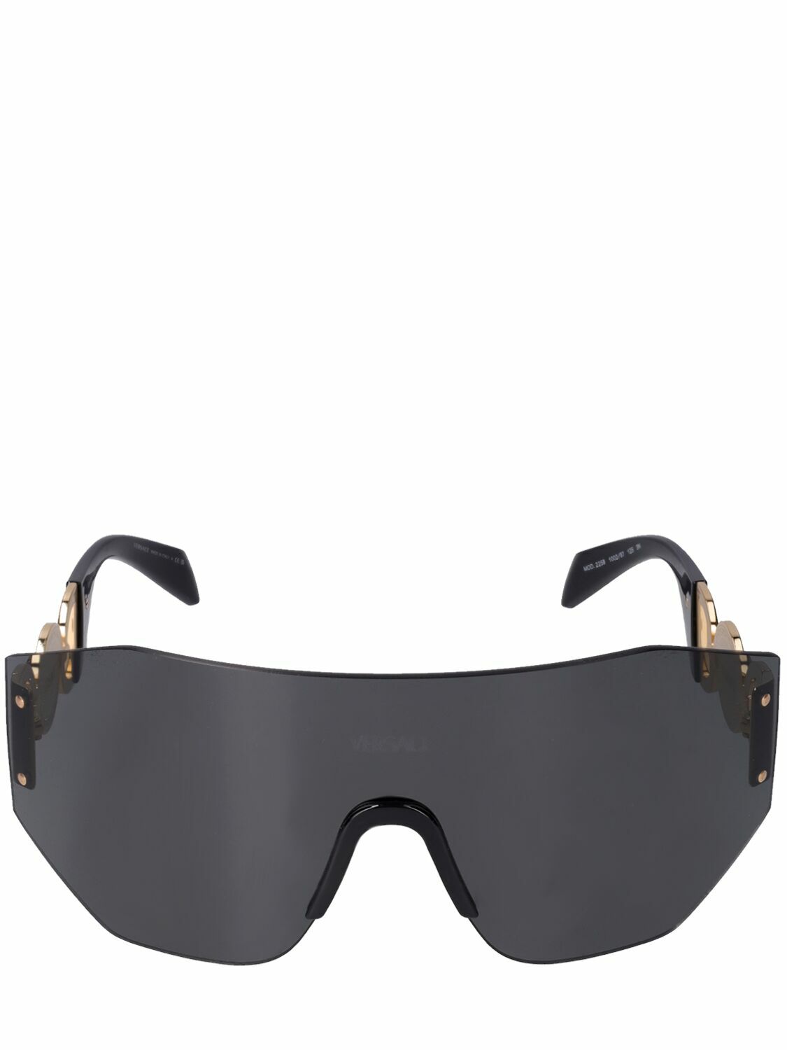 VERSACE - Medusa Coin Mask Metal Sunglasses