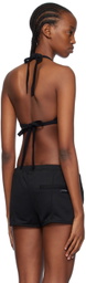 Courrèges Gray Buckle Bra