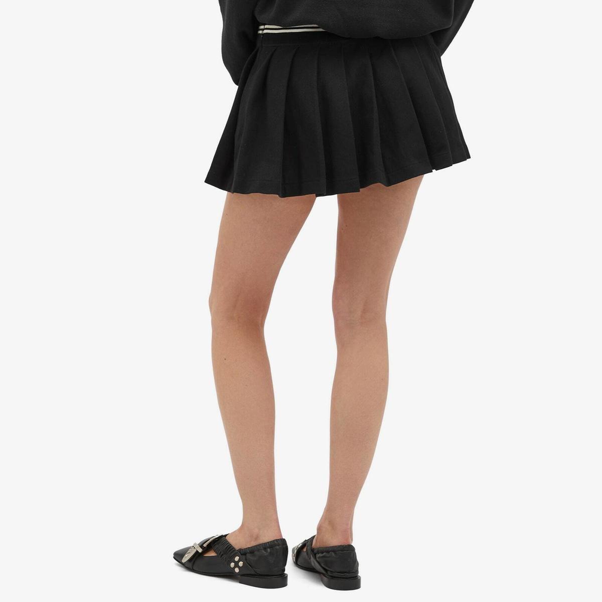 AMIRI Women's Pleated Mini Skirt in Black