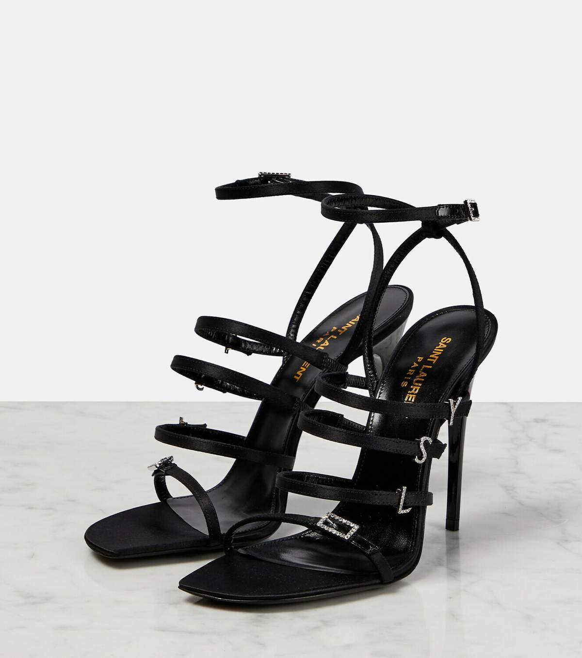 サンローラン Saint Laurent Jerry 95 Sandals Saint Laurent Jerry 95 Sandal in Black | Lyst