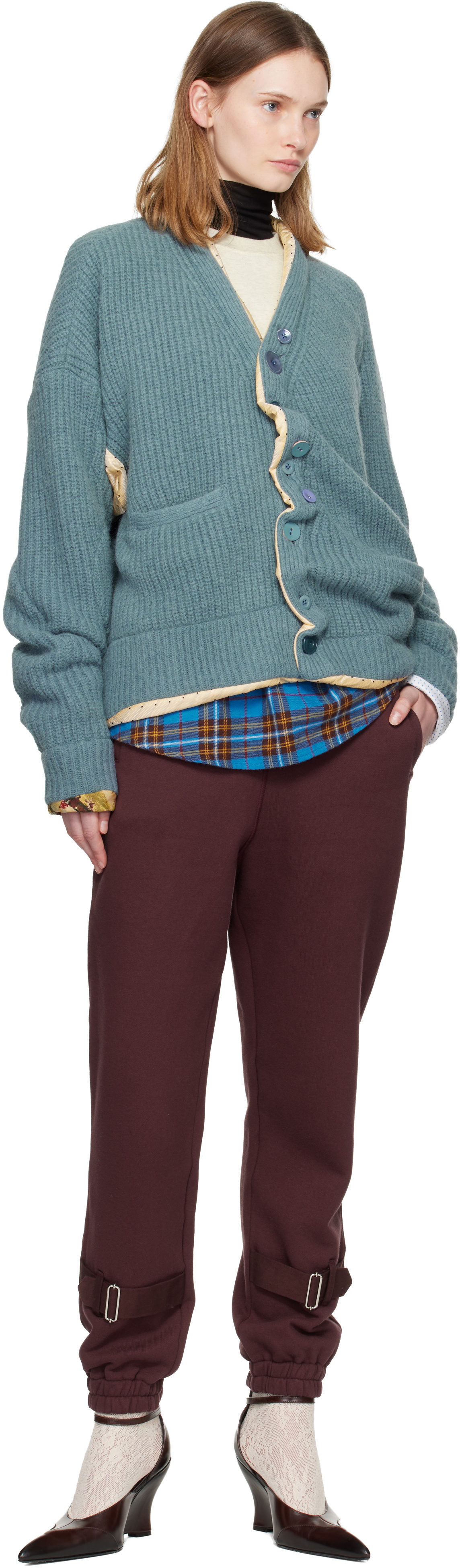 UNDERCOVER Burgundy UP2E1505 Lounge Pants