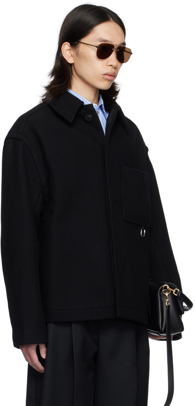 JACQUEMUS Black La Casa 'Le manteau Court' Jacket Jacquemus