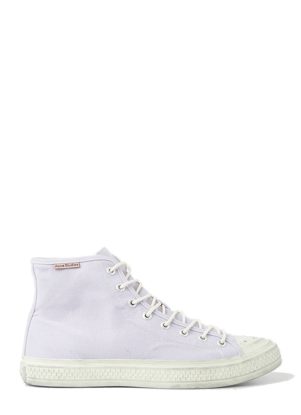 Photo: Ballow High Top Tumbled Sneakers in Lilac